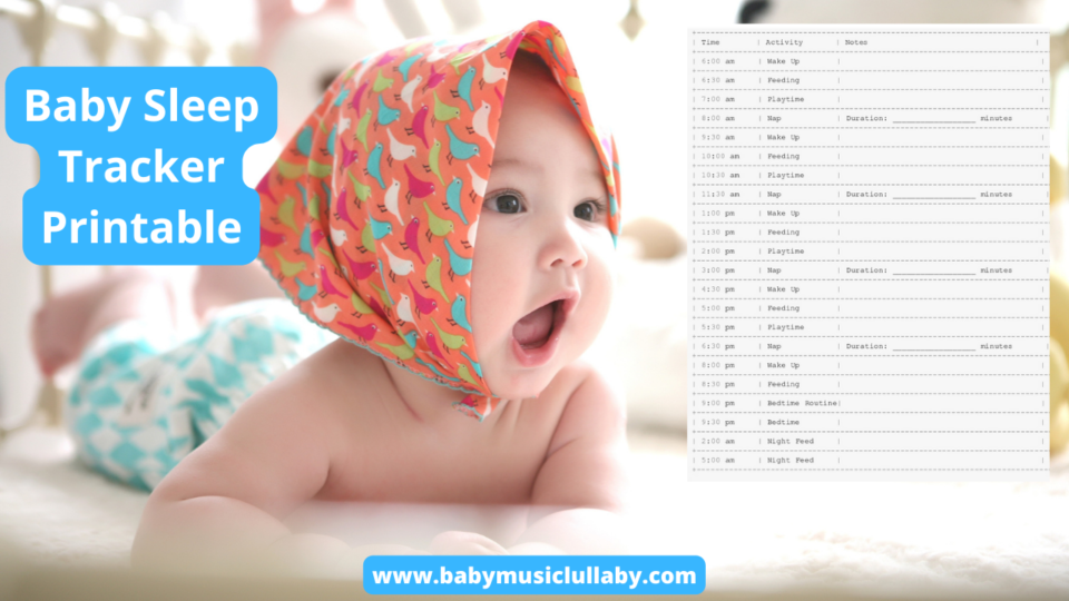 Baby Sleep Tracker Printable