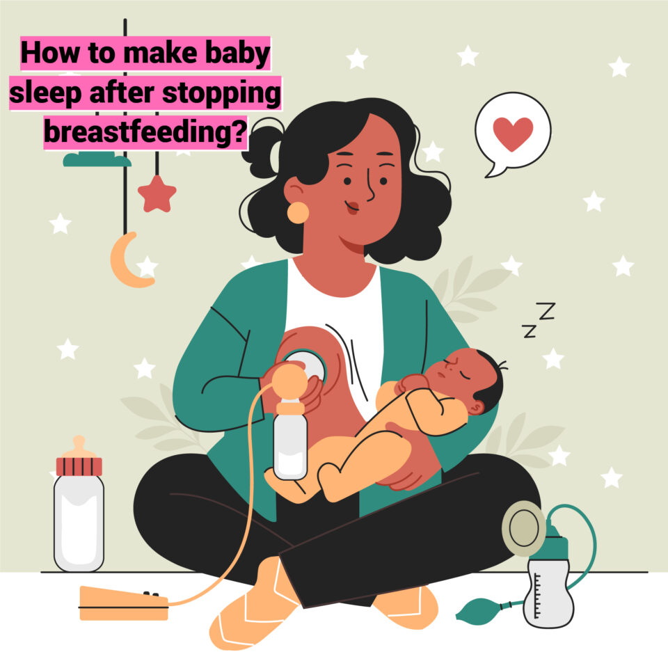how to make baby sleep after stopping breastfeeding?