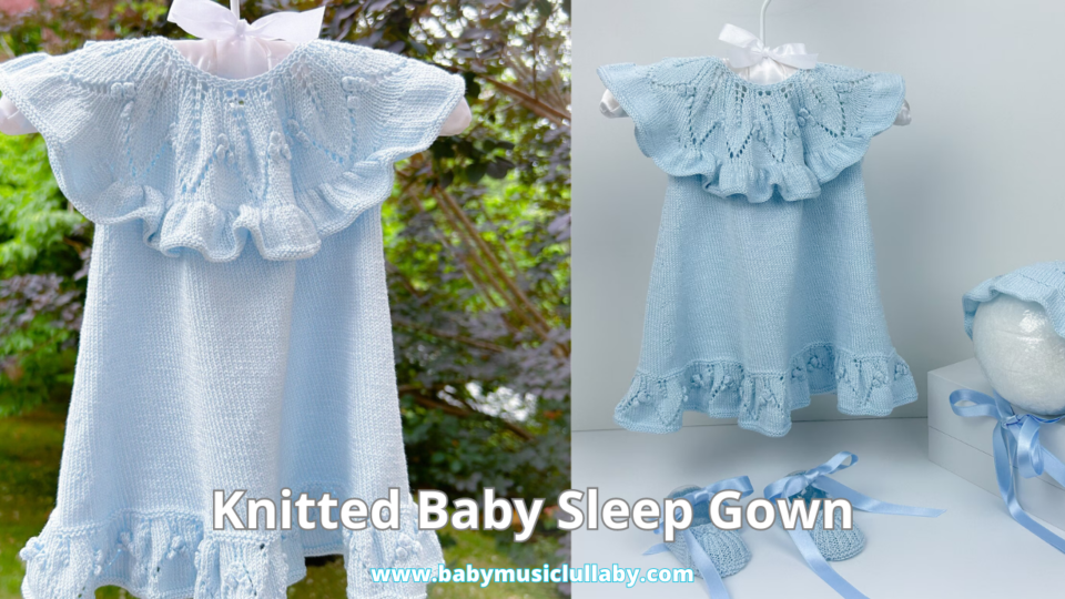 Knitted Baby Sleep Gown